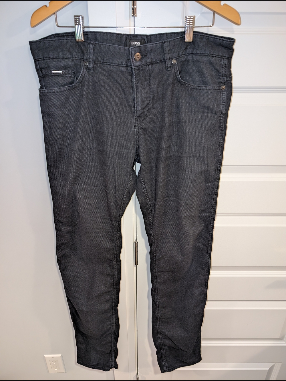 Hugo Boss Dark Gray Chinos